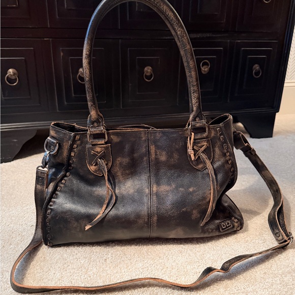 Bed Stu Rockababy bag in Black Handwash color (black distressed) - Picture 2 of 9